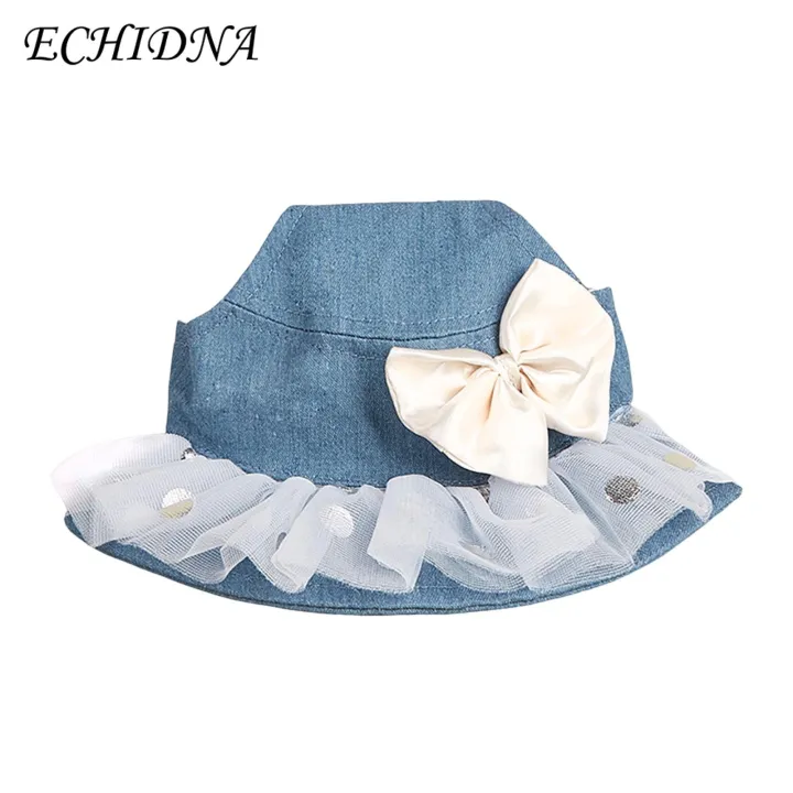 Pet Sun Protection Hat Pet Sun Protection Cap with Ear Holes for Dogs Adjustable Strap Visor Hat for Outdoor Activities Cosplay Parties Cute Puppy Baseball Cap Adjustable Dog Hat