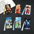 6 Styles Anime Dragon Ball Saiyan Warrior Acrylic Bookmark Gift for Manga Book Fan Reading Marker. 