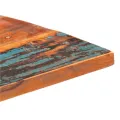 Rectangular Table Top 70x90 cm 25-27 mm Solid Reclaimed Wood. 