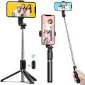 R1L LONG SELFIE STICK TRIPOD – EXTENDABLE UP TO 170 CM WITH BLUETOOTH REMOTE. 