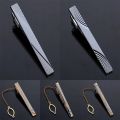 Brand New Mens Classic Tie Clips Copper Gold Color Siver Color For Wedding Necktie Gentleman Bar Crystal Pin Accessories Jewelry. 