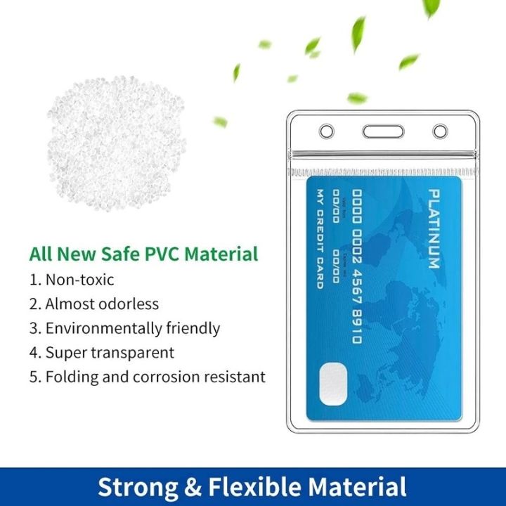 1/5pcs%20Vertical%20Transparent%20Soft%20ID%20Card%20Bag%20Certificate%20Card%20PVC%20Case%20with%20Zipper%20Badge%20Work%20Card%20Holder%20Accessories%20-%20Image%206