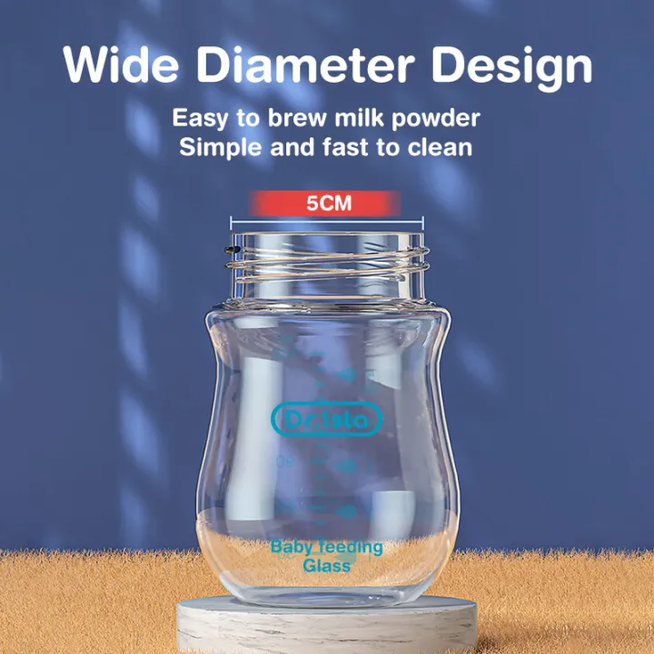 Korix%20Dr.isla%20Newborn%20Feeding%20Glass%20Bottles%2090ML/160ML%20Baby%20Bottle%20Glass%20Bottles%20Anti-flatulence%20Milk%20Feeding%20Bottles%20Infant%20BPA%20free%20-%20Image%205