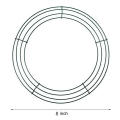 Welded Wire Wreath Frame Versatile  Multi-sized Metal Wreath Ring Round Floral Craft Wire Wreath Frame for Wedding Decor Valentine’s Day Easter Celebration Floral Arrangements Craft Enthusiasts. 