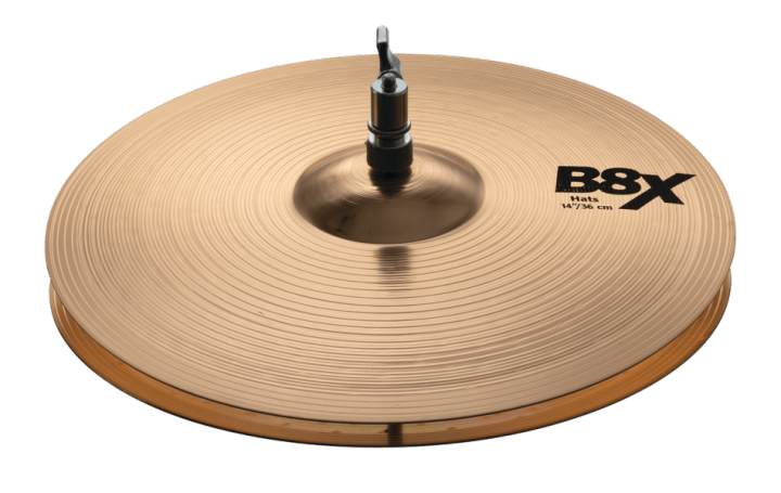 Sabian 14” B8X Hats Hi hat Cymbals Drum HI-HAT pair cymbal