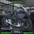 kawasaki ninja h2r toys 1:9 Kawasaki H2R Ninja Motorcycles Simulation Alloy Motorcycle Model Shock Absorbers Sound and Light Collection Toy Car Kid GiftBalloons. 