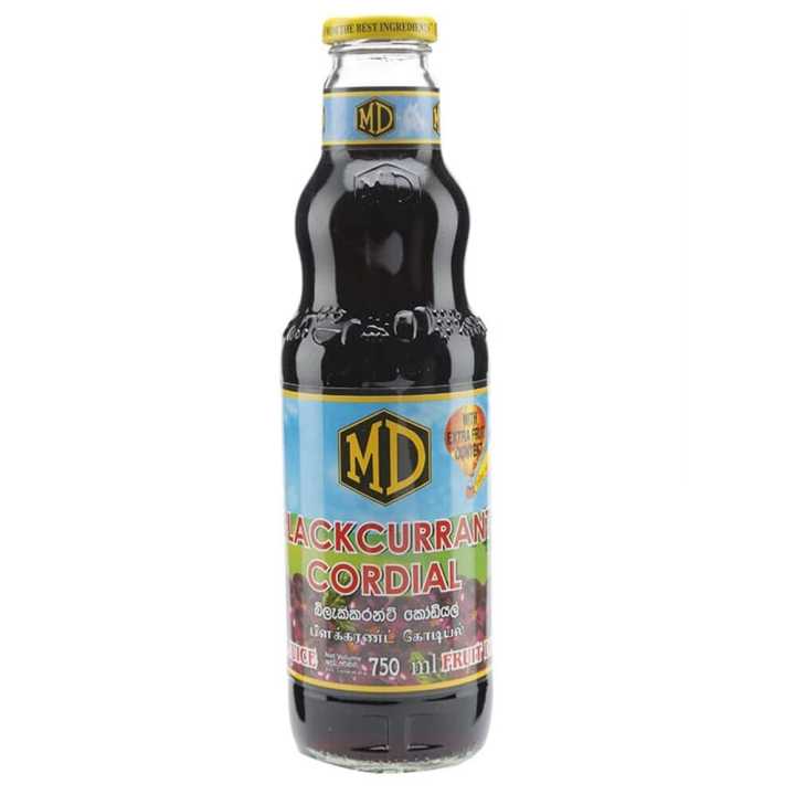 MD Black Currant Cordial 750Ml Bottle