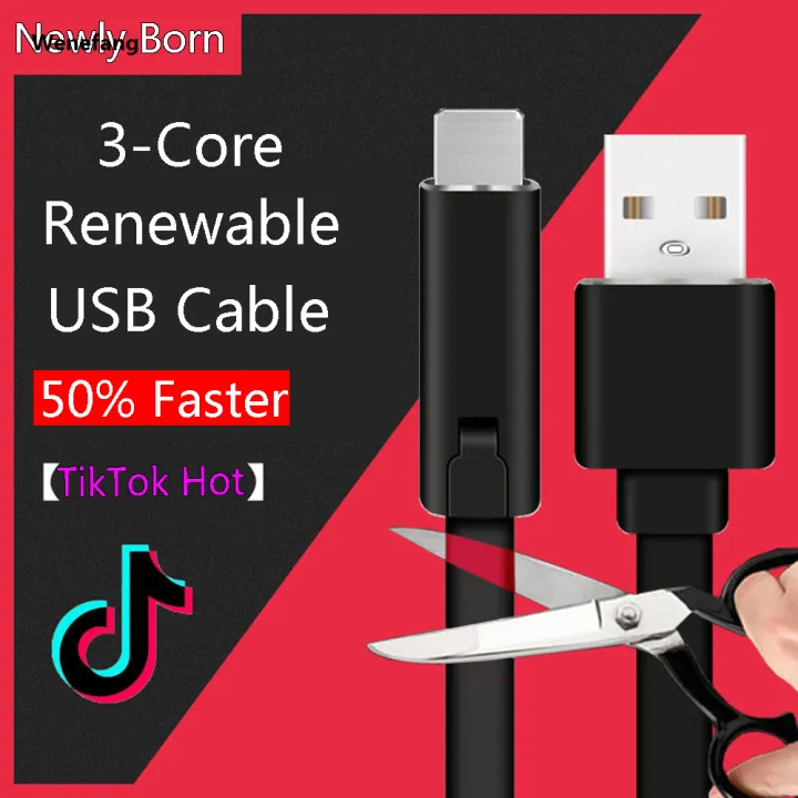 Wenefang BAECOAR Newly Born Phone USB Cable Repairable Microusb Typec ...