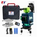 KaiTian Laser Level 3D 12 Lines Self-Leveling with 360 Rotary Base Lifting Platform and Magnet Bracket Green 3D Laser Line Level. 