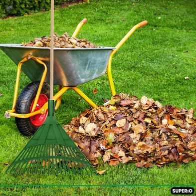 Ekel%20Broom%20Plastic,%20Garden%20Broom%20Plastic,%20Adult%20Rake%20with%20Hardwood%20Handle,%20Durable%20Plastic%20Head%20to%20Sweep%20Leaves%20in%20Lawn%20and%20Tidying%20Up%20The%20Garden%20-%20Image%203