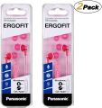 Panasonic ERGOFIT Stero Headset With Microphone pink BUY 1 GET FREE. 