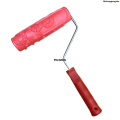 Tube tool with handle imitation pigment wall painting roll [new arrival] cylinder paint wood grain rubber paint DIY rolling gpengs Bizhanhu cheap price household printing pattern. 