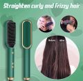 Electric Hair Straightening Comb Professional Ceramic Straightener Anti-Static Frizz Control Gliding Teeth Hairdressing Tool. 