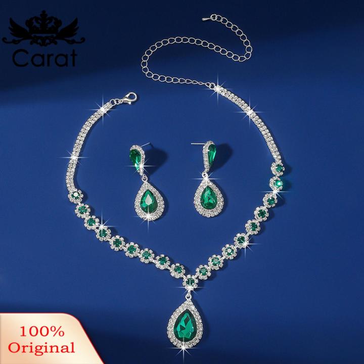 Carat%20Faux%20Crystal%20Jewelry%20Set%20Sparkling%20Waterdrop%20Crystal%20Choker%20Necklace%20Earrings%20Set%20for%20Women%202pcs/set%20Wedding%20Jewelry%20Women%20Wedding%20Jewelry%20Set%20-%20Image%2010