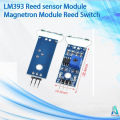 LM393 Reed sensor Module Magnetron Module Reed Switch for arduino, raspberry pi, esp8266, nodemcu. Ardutech. 