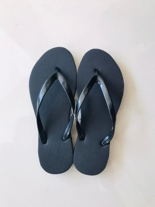 GC Black Plain Slippers DSI Quality