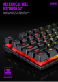 Gaming Keyboard & Mouse Combo T-Wolf TF200 Key-Board RGB LED USB Wired Keyboard and Mouse Set USB colorful LED Light mechanical Gaming Keyboard Mouse Combos for PC. 