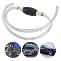 2M High Flow Siphon Hand Pump Portable Manual Car Fuel Transfer Pum for Gas Gasoline Petrol Diesel-Oil Liquid Water Fish Tank. 