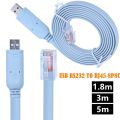 Usb Rs232 To Rj45 8p8c Serial Port Cable Usb To Rj45 Serial Port Console Configuration Control Cable. 
