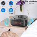 Protable DVD Player FM Alarm Clock Bluetooth Speaker Music Player Home CD Player UK Plug. 