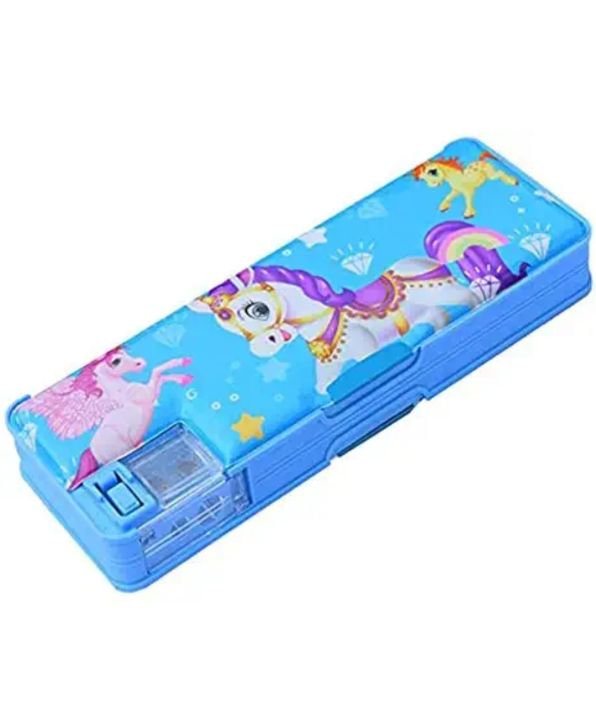 Embossed magnet pencil box