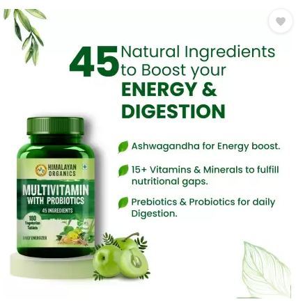 Vlado's%20Himalayan%20Organics%20Multivitamin%20with%20Probiotics%20(180%20Tablets)%2045%20Ingredients%20for%20Men%20&%20Women%20%20180%20Tablets%20%20(0144)%20-%20Image%202