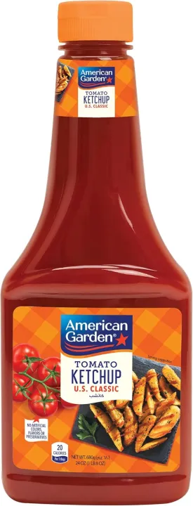 American Garden U.S. Ketchup, Vegan, Gluten-Free, 680g (FROM DUBAI)