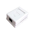 【VogueVenture】RJ45 connector CAT5e CAT6 junction box single port Desktop box 1-port network cable adapter ethernet extension PCB wire type. 