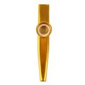 Metal Kazoo Flute Mouth Music Instrument Harmonica Practical Golden. 