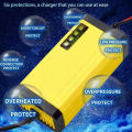 Battery Charger 12V 3A  Motorcycle Car Automatic Intelligent Fast Charging Pulse Repair 12V3A Portable Electric  Charger. 