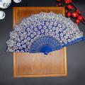 ECHIDNA Folding Fan Comfortable Grip Cheongsam Hanfu Show Hand Fan. 