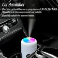 300ML Mini Ultrasonic Air Humidifier Romantic Light USB Essential Oil Diffuser Car Purifier Aroma Anion Mist Maker. 