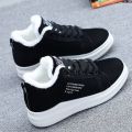 Casual Thickened Shoes Versatile New Female Fleece-Lined Korean Style Students Autumn and Winter High Top 2024 Warm Keeping Sports Cotton Shoes 々. 