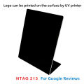NFC Google Review NFC Stand Display Table Display URL Writing Social Media Business Review Cards 13.56MHz NT/AG215 NFC Stand. 