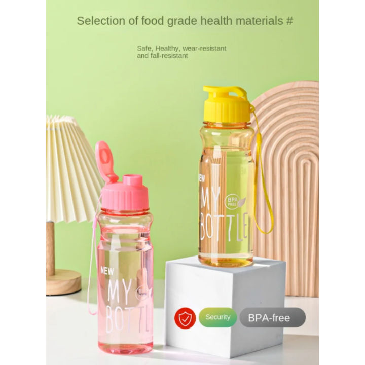 550ml Transparent Plastic Bottle - Convenient Hydration Companion for Everyday Use