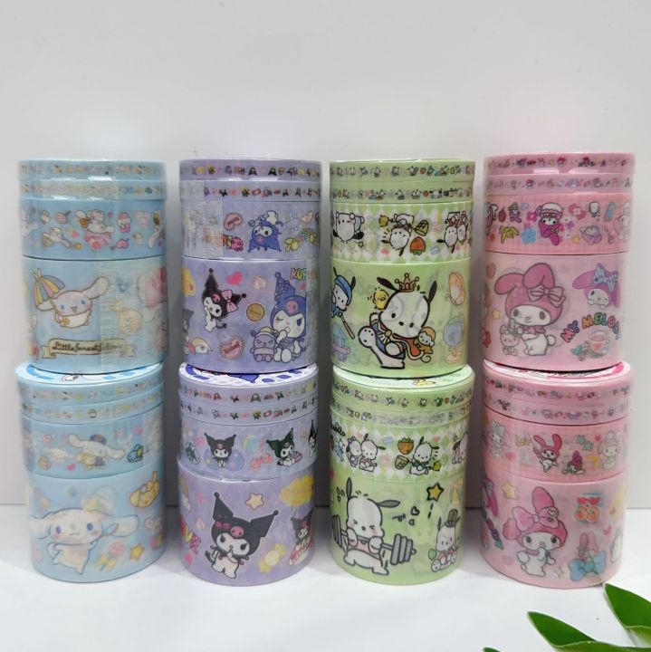 %E3%80%90The%20Quiet%20Page%E3%80%914%20Set%20Sanrio%20Mymelody%20Kuromi%20Cinnamoroll%20Pochacco%20Cute%20Cartoon%20Character%20Decoration%20Adhesive%20Masking%20Washi%20Tape%20Kids%20-%20Image%204