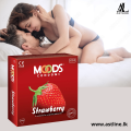 Moods Strawberry Flavored Condoms 3 Pcs. 