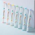 Fruit Flavor Highlighter Marker Pen Color Boxed Marker Lock Handle Design Double-headed. 