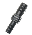Garden hose 1/2" to 3/8" Barb straight reducing connector (2pcs) 16mm to 8/11mm irrigation hose connector straight body pipe Repair barbed drip Fittings connector linker for green house gardening water 16 mm 8 . reduce reduction. 