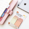 【MINISO】 60 Sheet/Pack Gradient Color Sticky Note Stitching Notepad Stickers Cute Memo Pad DIY Kawaii Stationery Student Diary Supplies. 