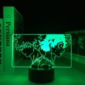 Deku X Bakugo For Room Decor Powered Home Manga Mha Birthday 3d Lamp Anime My Hero Academia Led. 