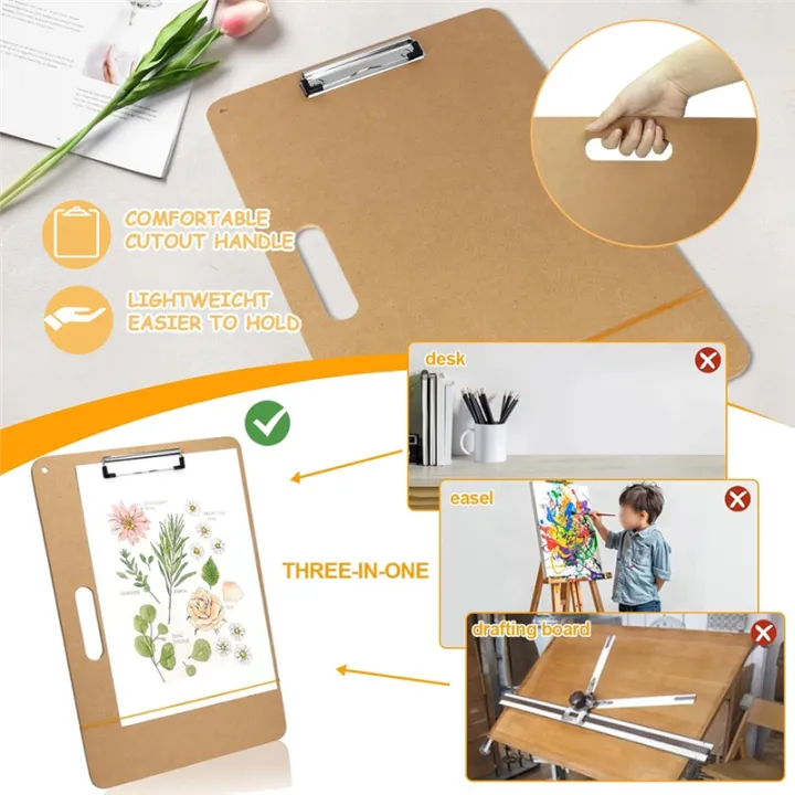A3%20Drawing%20Board,%2046x36cm%20Portable%20Art%20Clipboard%20with%20Sturdy%20Clip%20-%20Image%202