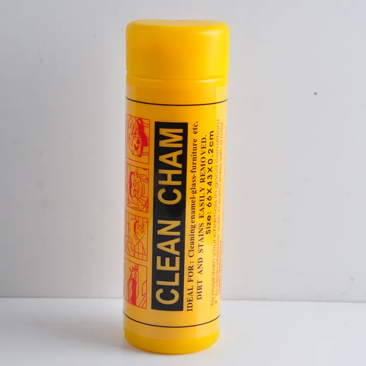 CLEAN CHAM SIZE 43CM x 32CM, YELLOW CHAMOIS | Daraz.lk