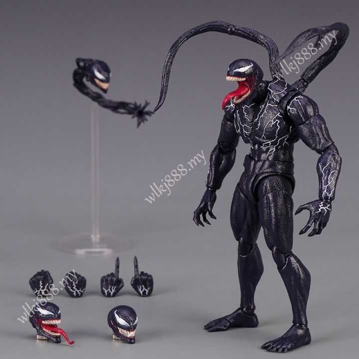Venom 2 Marvel The Amazing Spiderman Change Face Anime Articulado Action Figure toys Model Dolls Figurine V825 Mini - Figures