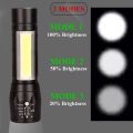 Rechargeable Mini LED Torch Flashlight. 