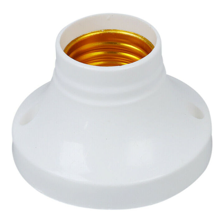 1pcs%20E27%20Edison%20Screw%20Cap%20Socket%20White%20Ceiling%20Lamp%20Bulb%20Fixing%20Base%20Stand%20Bulb%20Holder%20-%20Image%202