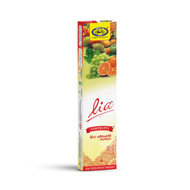 Lia Incense Sticks - Fruit - 6 Packets