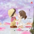 1 Pair Dancing couple Miniature Desktop Home Decor Cake Ornament Gifts Dollhouse. 