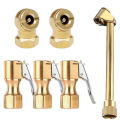 FNPT Dual Head Air Chuck,Closed Ball Air Chuck,Open Flow Tire Chuck. 