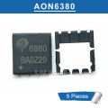 【FOOT SOFA】5pcs AON6380 6380 DFN DFN5*6 SMD N-channel 30V/24A MOSFET Transistor new original. 